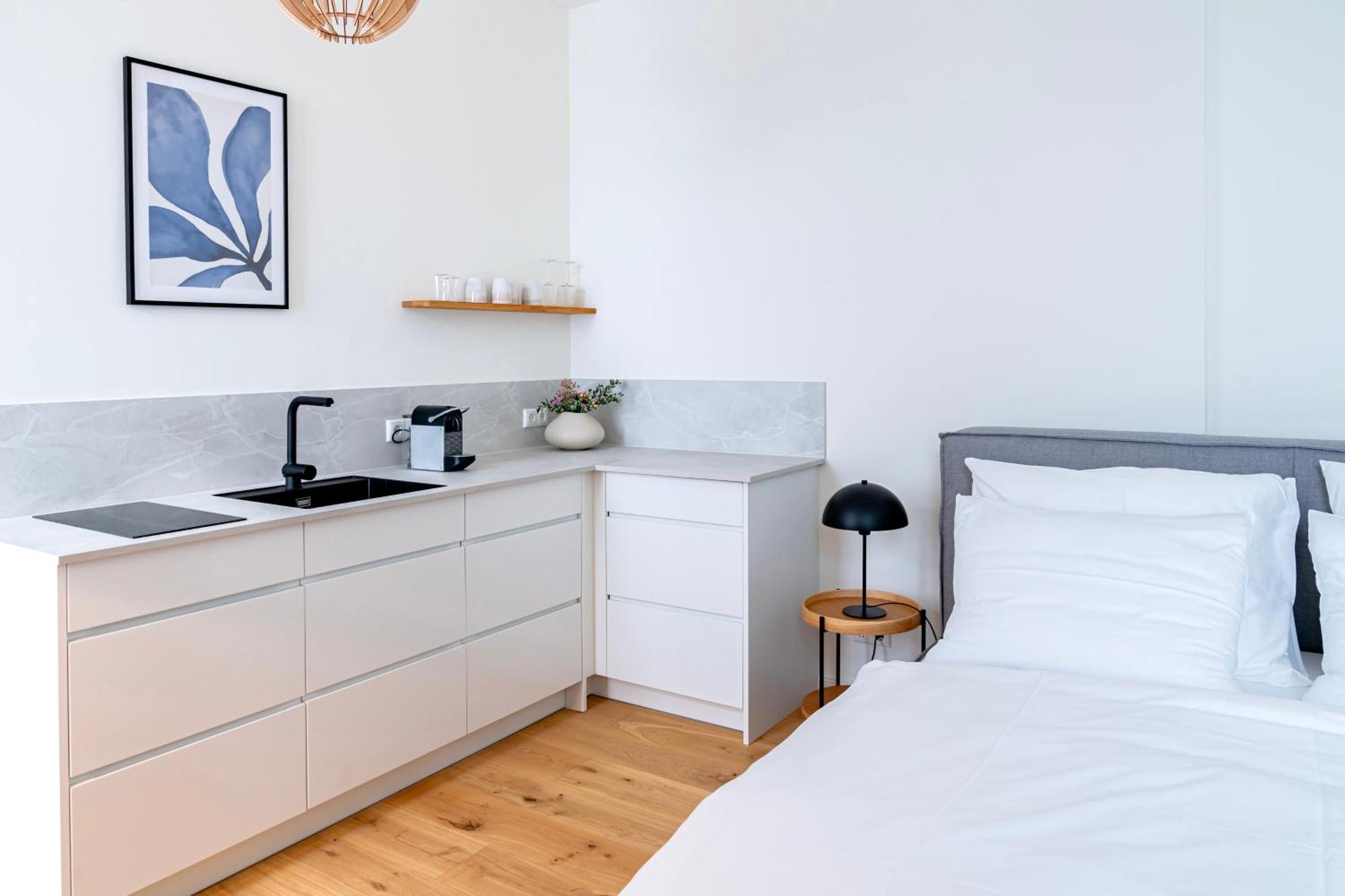 Kapitaenshaus Friedrich Franz - Premium Apartments 200 Meter Vom Strand Und Alten Strom Росток Стая снимка